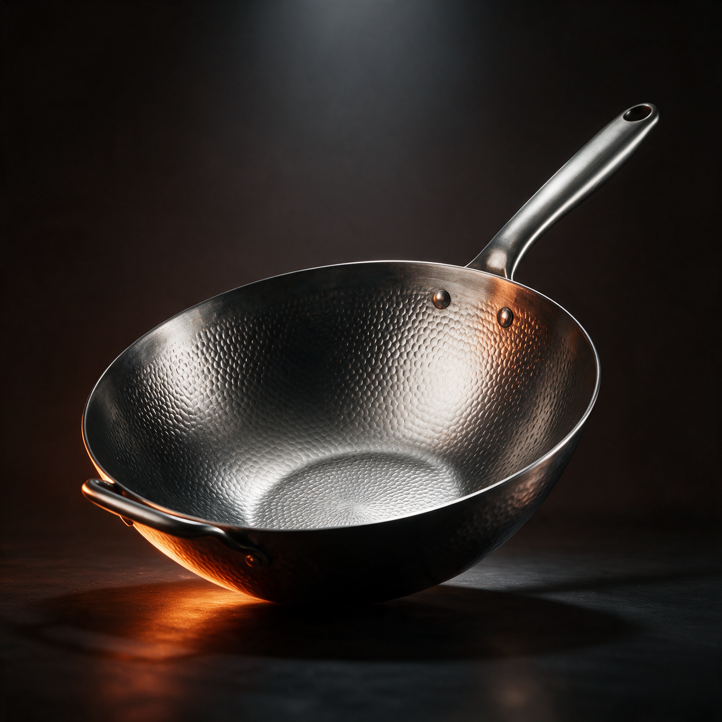 Wok Sellare de titanio martillado