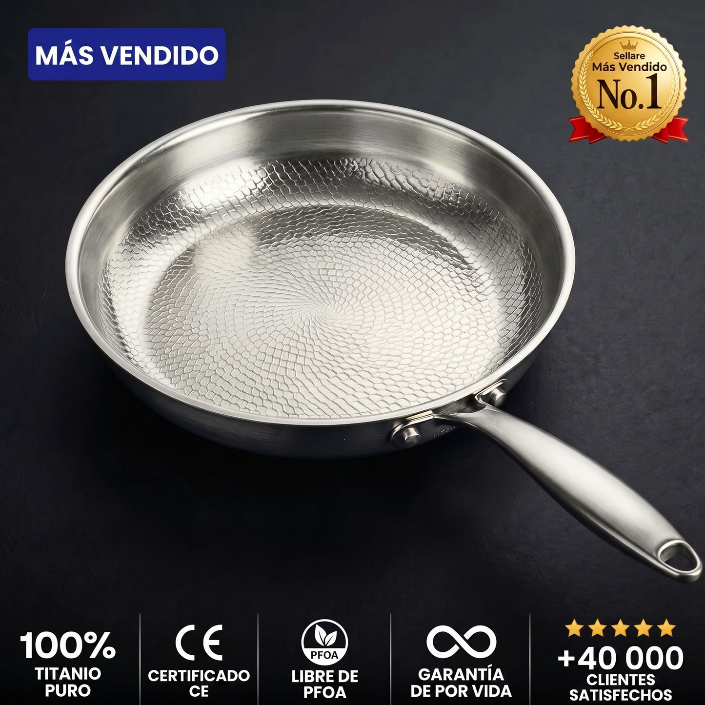 Sartén Sellare de titanio puro