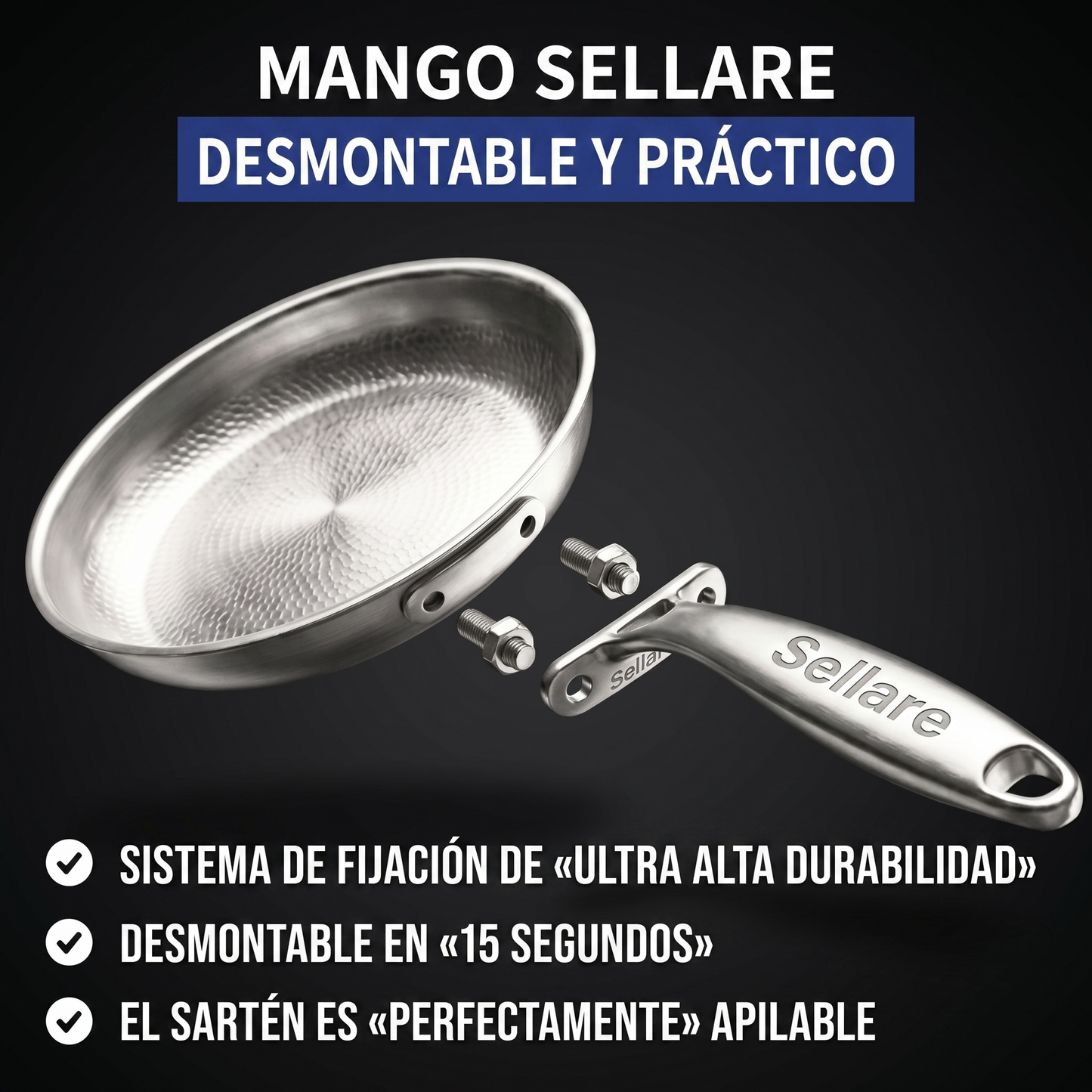 Sartén Sellare de titanio puro