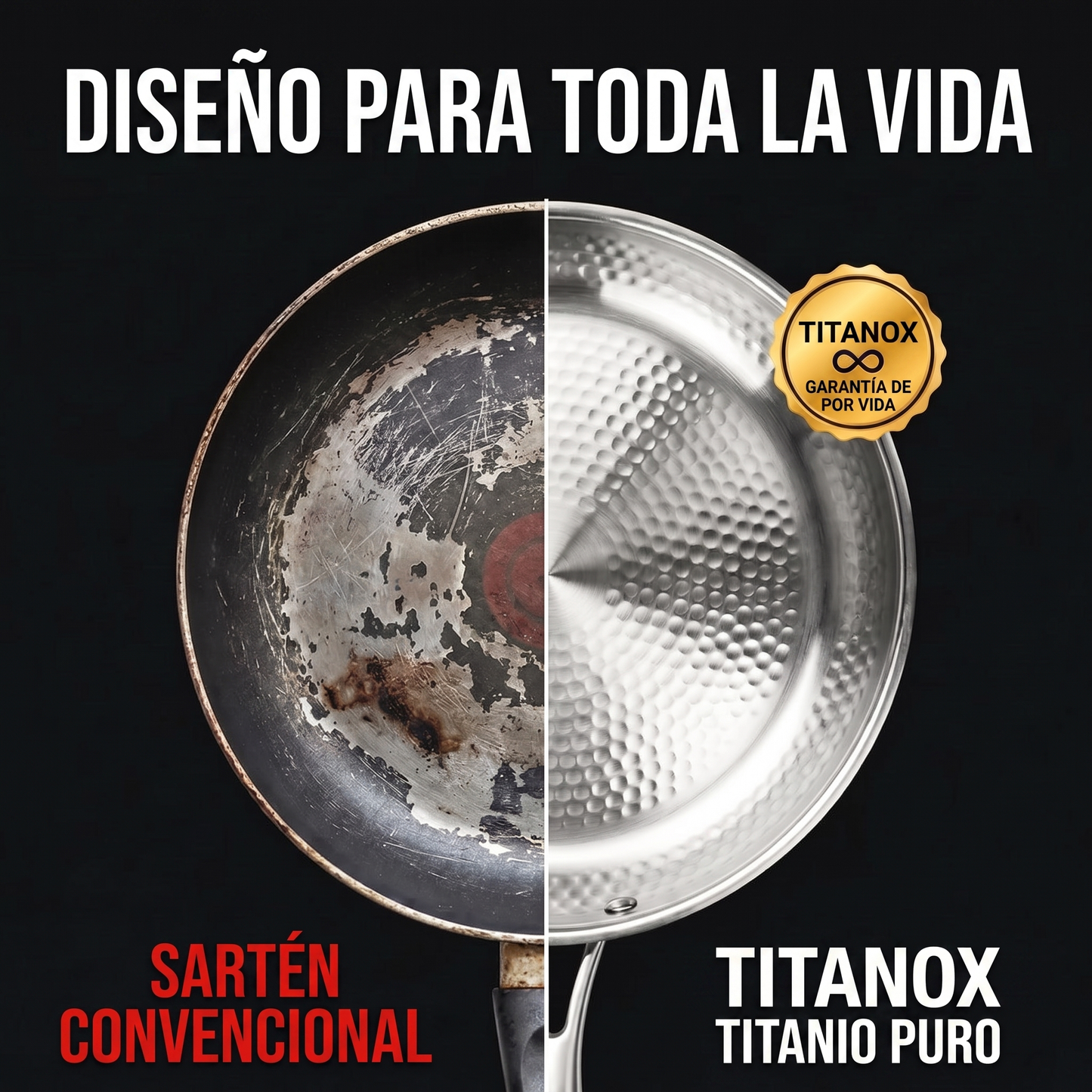 Sartén Sellare de titanio puro
